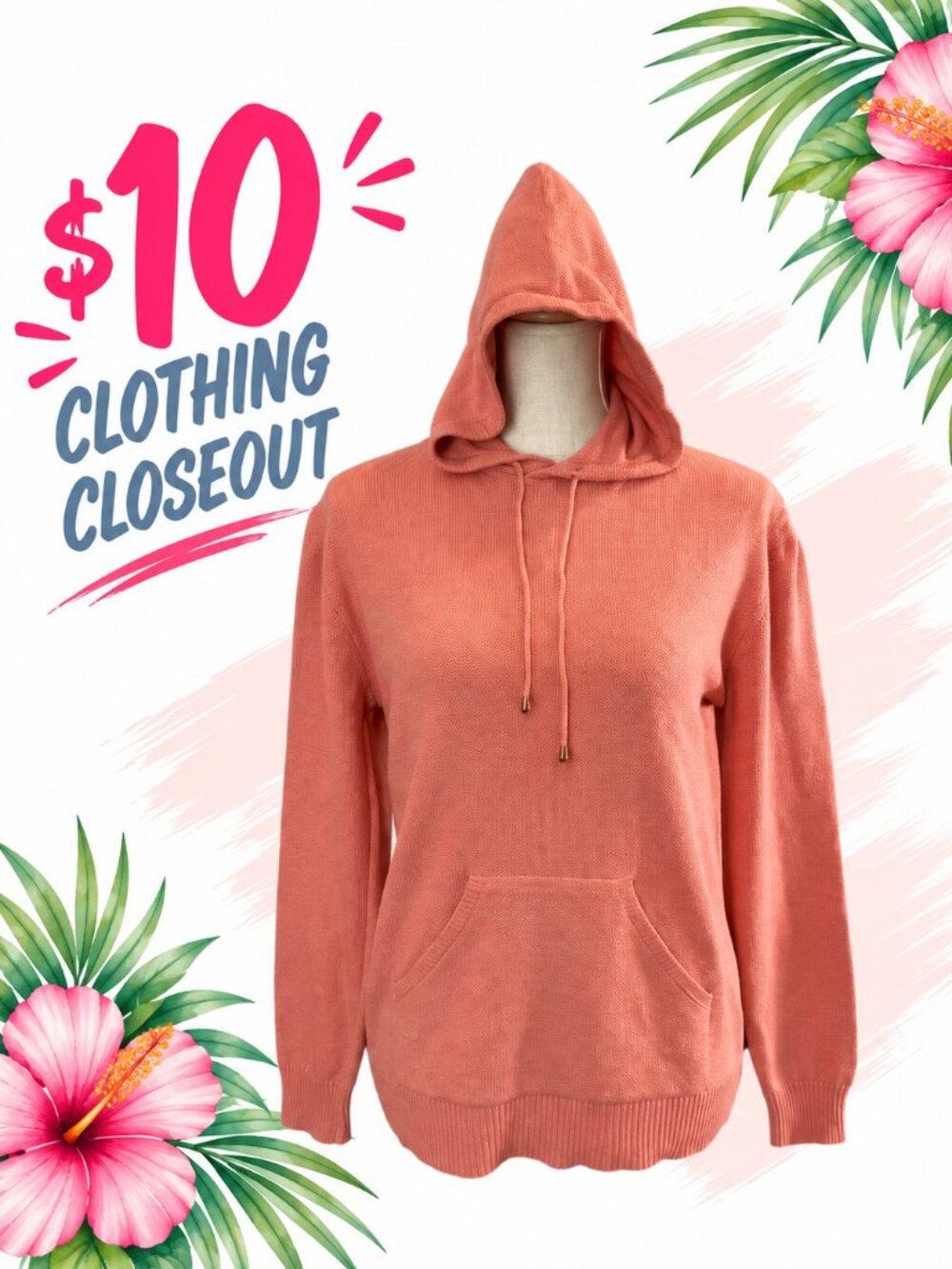 NALI COLLECTION Hooded Pullover Sweater